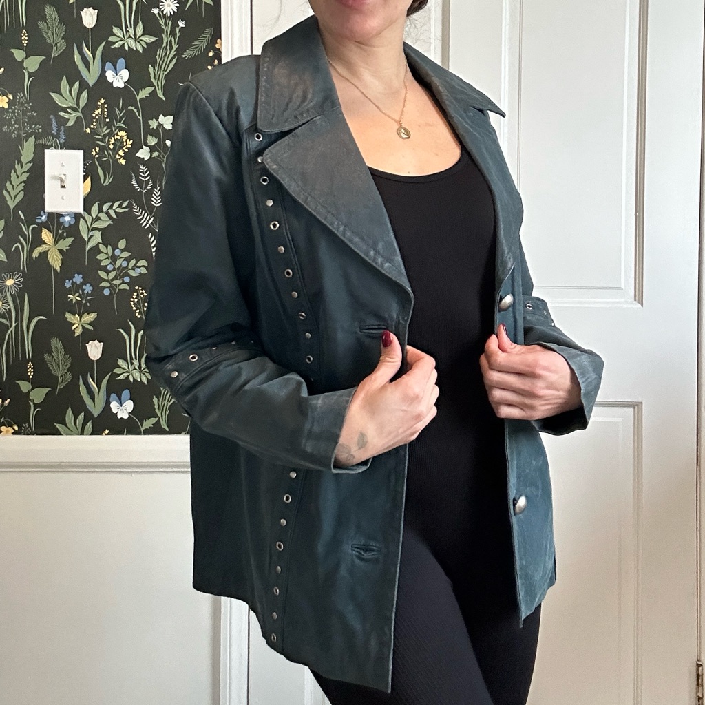 Blue Collared Jacket